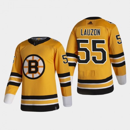Camisola Boston Bruins Jeremy Lauzon 55 2020-21 Reverse Retro Authentic - Homem